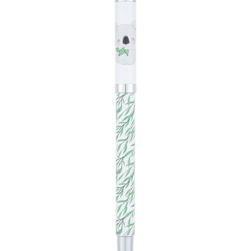 Styllo plume Animaux - 5 decors assortis - Oberthur
