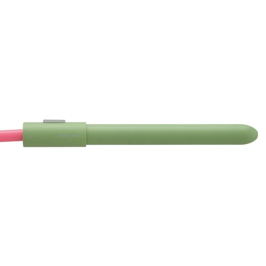 Stylo à bille rétractable ENZO VARINI "4 en 1 CMYK" coloris du corps vert & rose