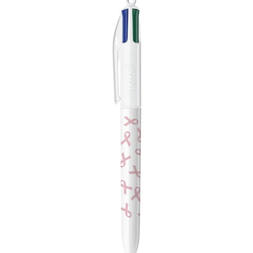 Stylo BIC 4Couleurs Octobre Rose