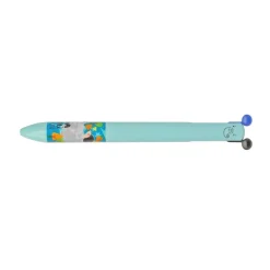 Stylo bille 2 en 1 Animal Blue