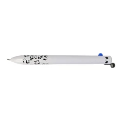 Stylo bille 2 en 1 Animal White