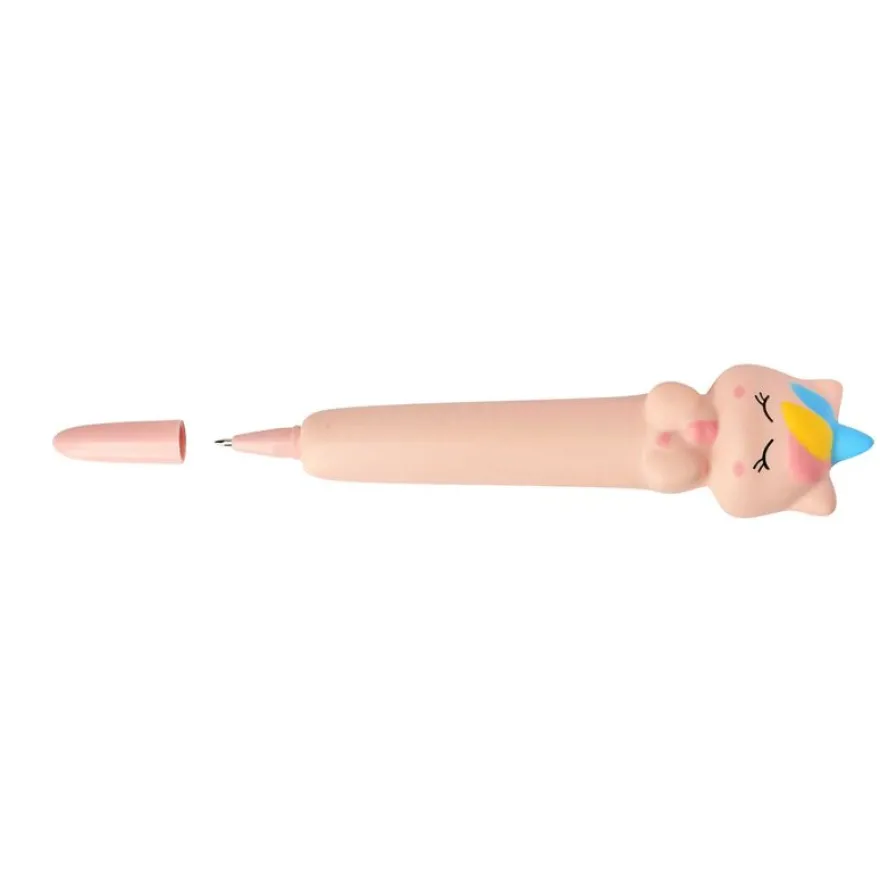 Stylo bille anti-stress Unicorn