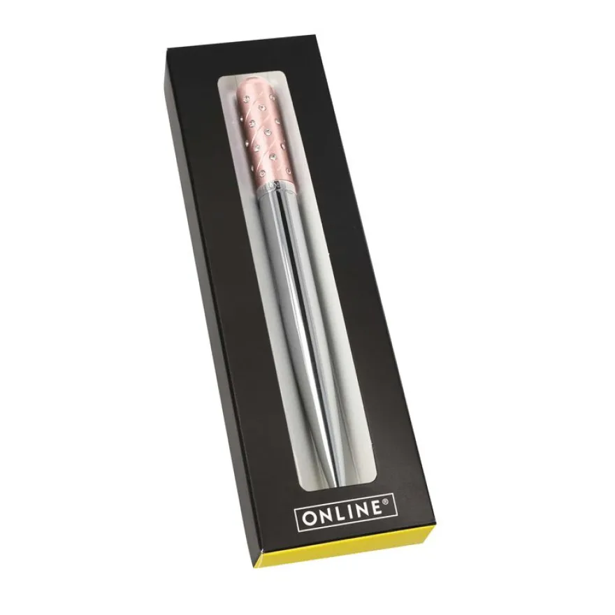 Stylo bille Crystal Pen Rose