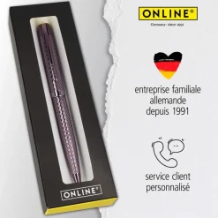 Stylo bille Eleganza Diamond Wine