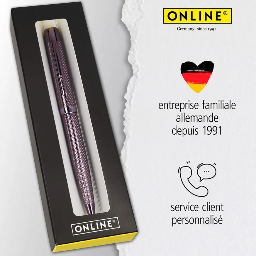 Stylo bille Eleganza Diamond Wine