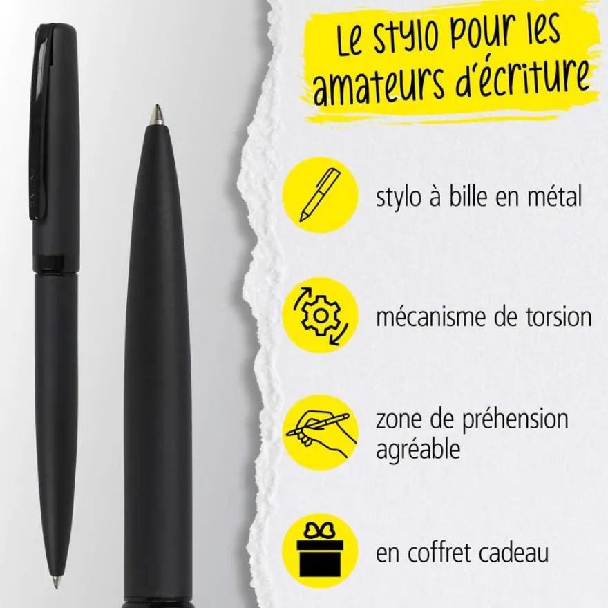 Stylo bille Eleganza Pure Black