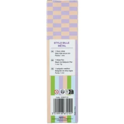 Stylo bille métal en boite cadeau ENZO VARINI coloris assortis