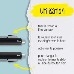Stylo bille Multipen 4 in 1 Fashion Lilac