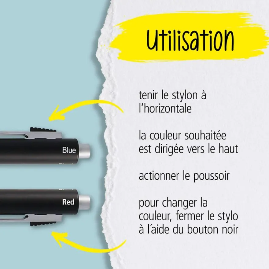 Stylo bille Multipen 4 in 1 Fashion Lilac