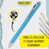 Stylo bille Multipen 4 in 1 Fashion Blue