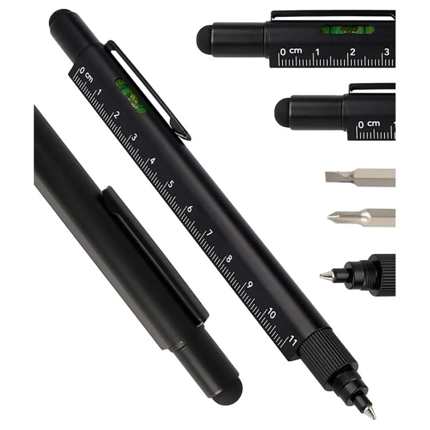Stylo bille Tool Pen Black/noir en boîte cadeau