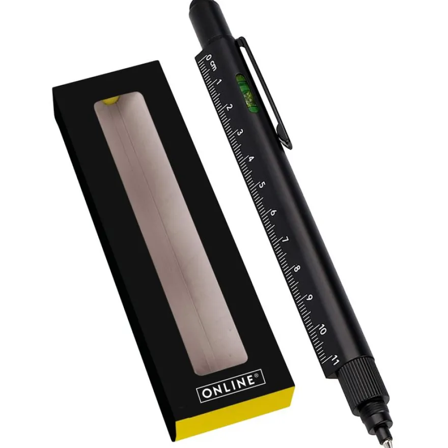 Stylo bille Tool Pen Black/noir en boîte cadeau