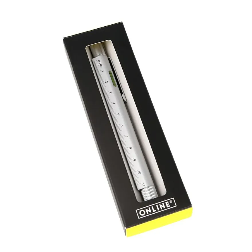 Stylo bille Tool Pen Silver/argent en boîte cadeau