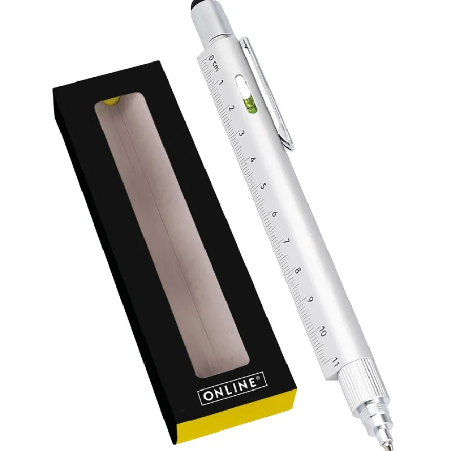 Stylo bille Tool Pen Silver/argent en boîte cadeau