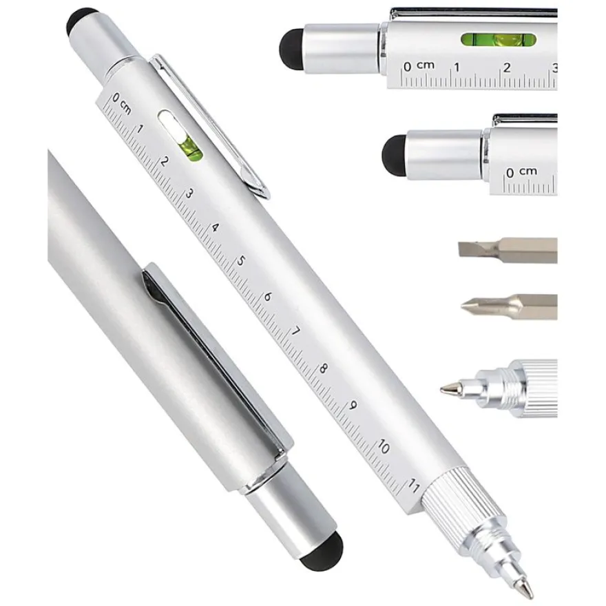 Stylo bille Tool Pen Silver/argent en boîte cadeau