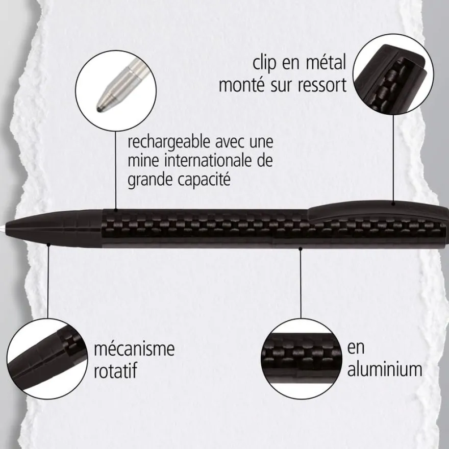 Stylo bille Vision Carbon Black