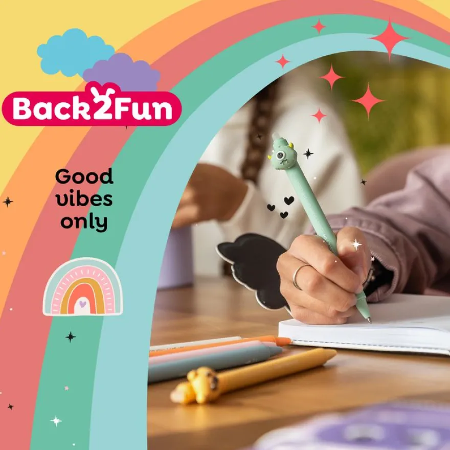 Stylo effaçable Licorne Soft Oops Back2fun