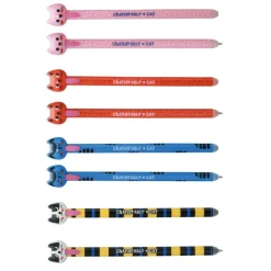 Stylo effaçable par gomme SMILE "Pom Pom Cute Cats"