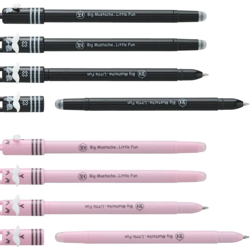 Stylo effaçable par gomme SMILE "Moustachou"