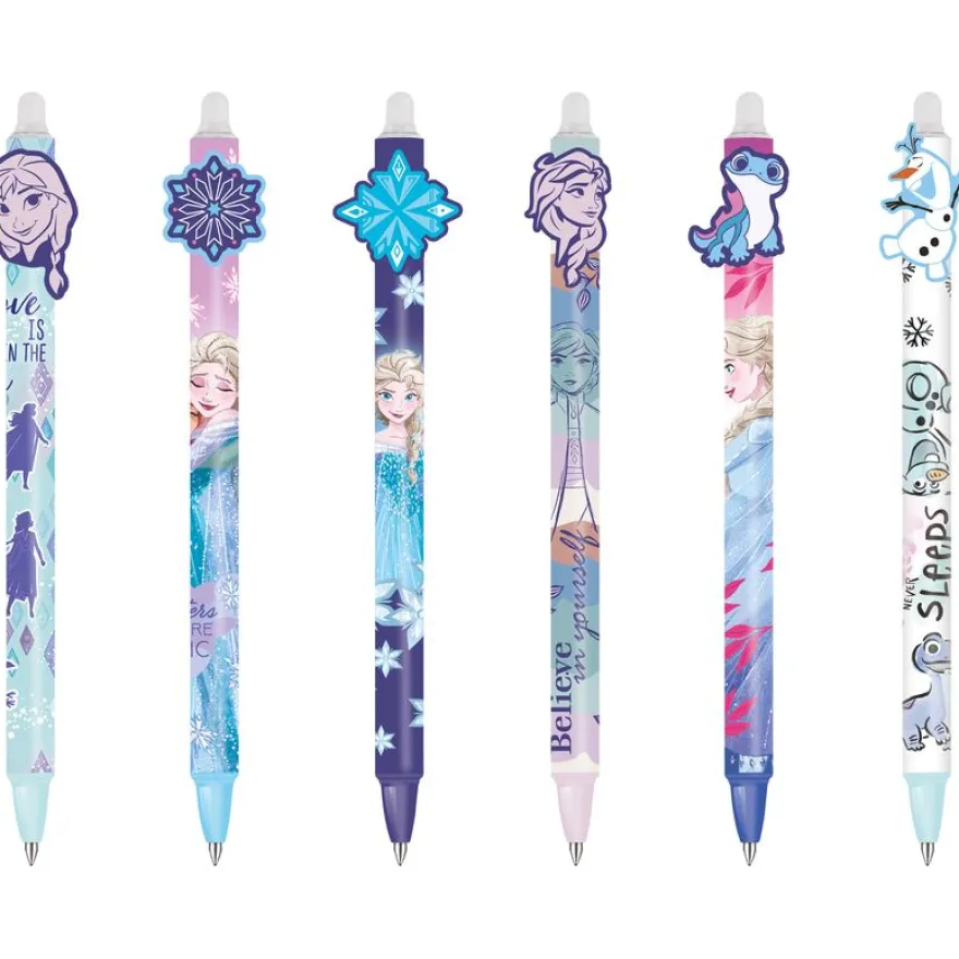 Stylo effaçable rétractable reine des neiges