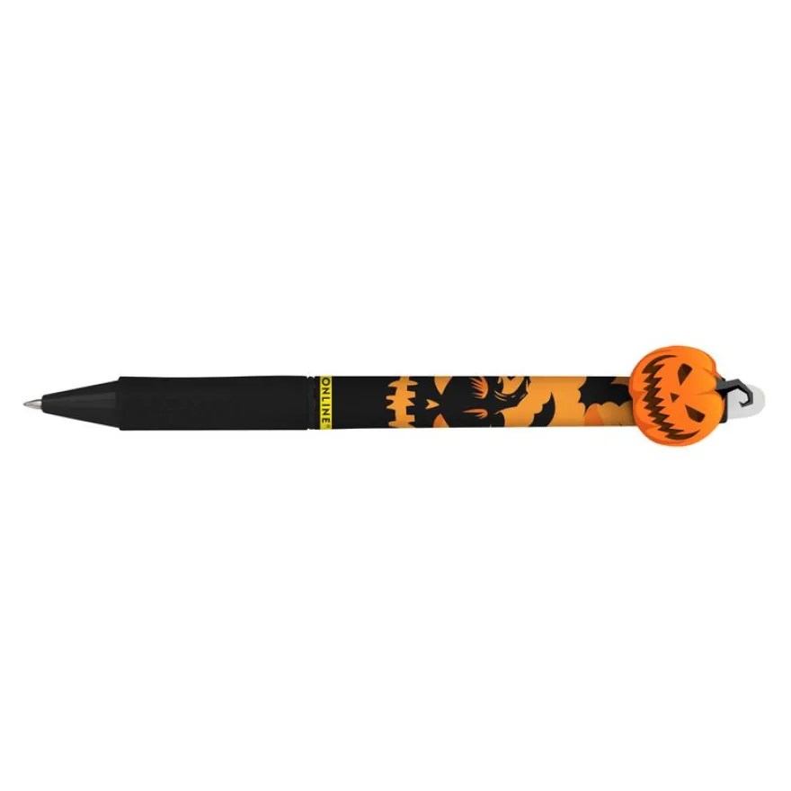 Stylo encre gel magiXX Fun Halloween Freaky Pumpkin, encre effaçable bleue