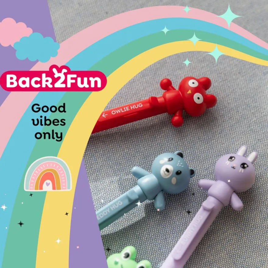 Stylo Hibou Hug Attack Back2Fun