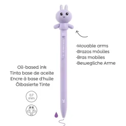 Stylo Lapin Hug Attack Back2Fun