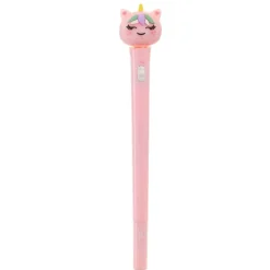 Stylo Licorne lumineux rose Back2Fun