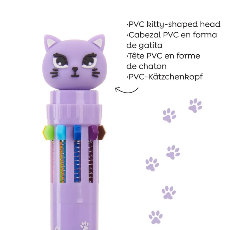 Stylo mauve Kitty Back2Fun