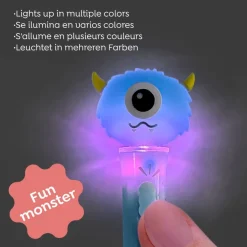 Stylo monstre lumineux bleu Back2Fun