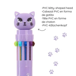 Stylo noir Kitty Back2Fun
