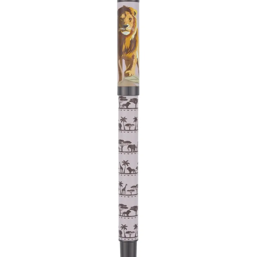 Stylo plume Animaux - 5 decors assortis - Oberthur