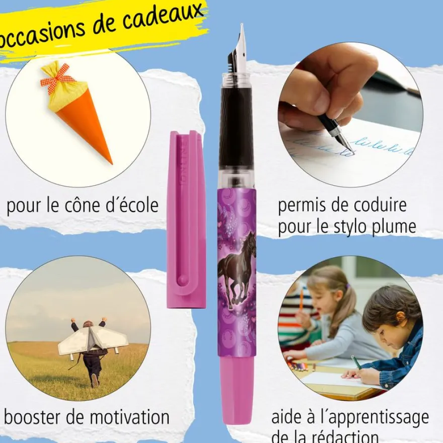 Stylo plume Bachelor Pferd/cheval