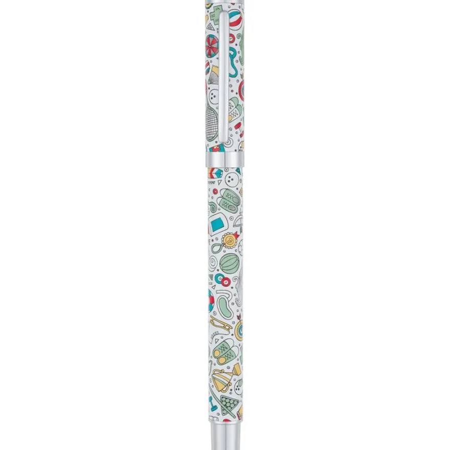 Stylo plume Dessin - 3 decors assortis - Oberthur