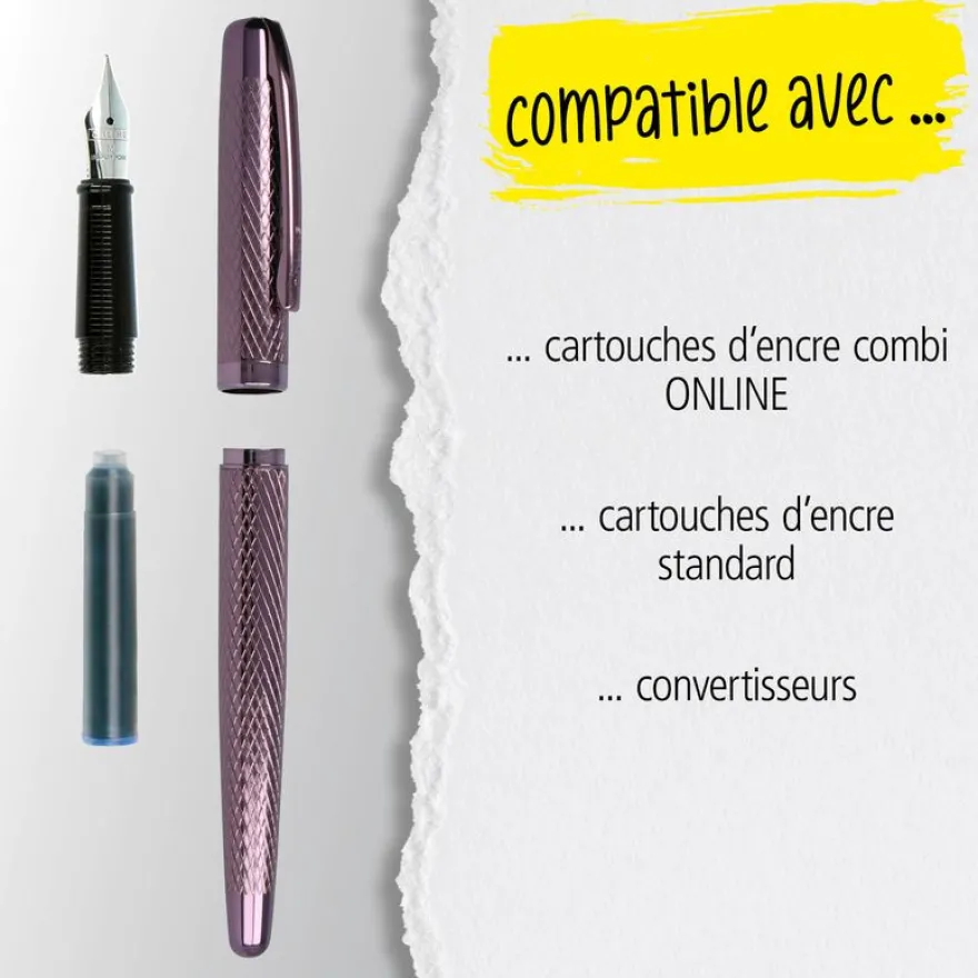 Stylo plume Eleganza Diamond Wine