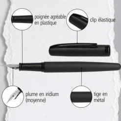 Stylo plume Eleganza Pure Black
