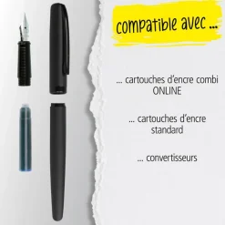 Stylo plume Eleganza Pure Black