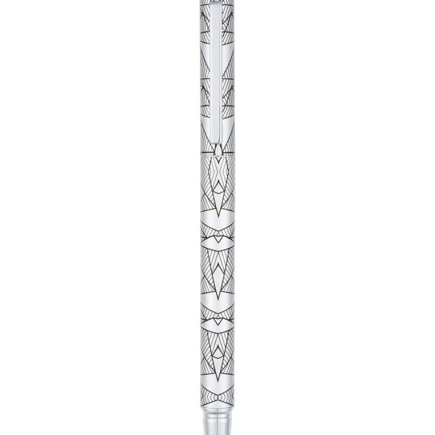 Stylo plume Géométrique - 3 decors assortis - Oberthur