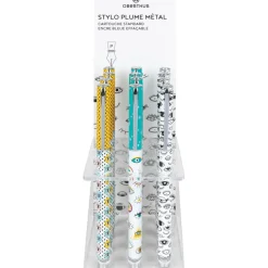Stylo plume Regard - 3 decors assortis - Oberthur