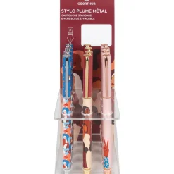 Stylo plume Sororité - 3 decors assortis - Oberthur