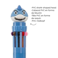 Stylo requin vert 10 couleurs Back2Fun