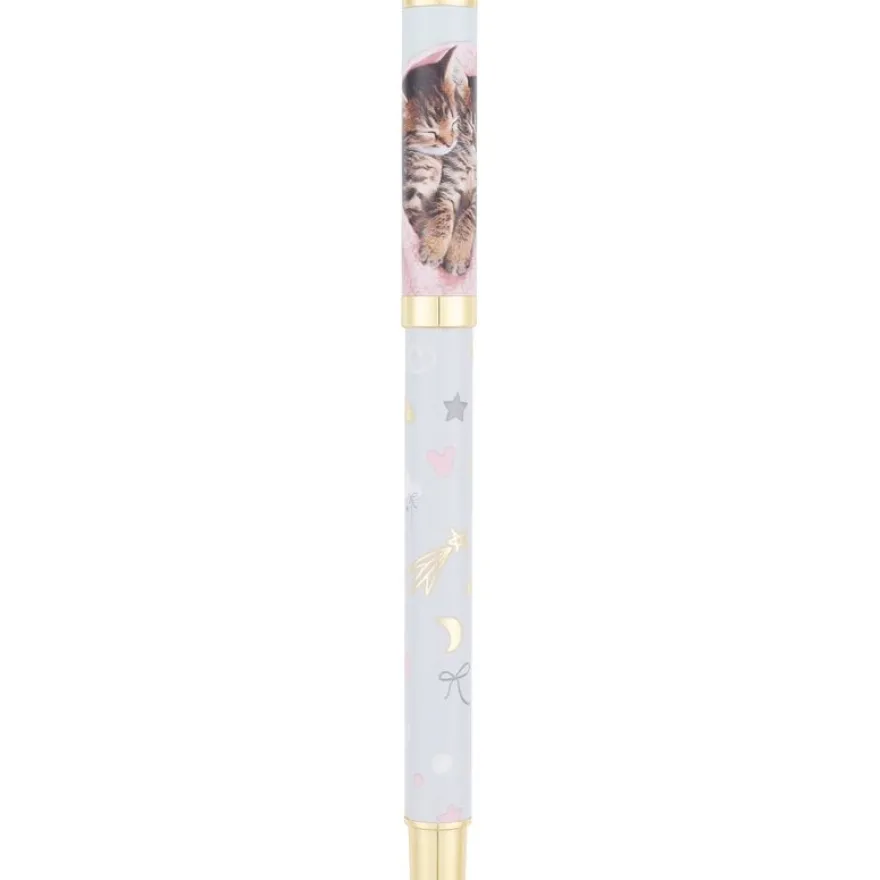 Stylo roller a cartouche chaton - Oberthur