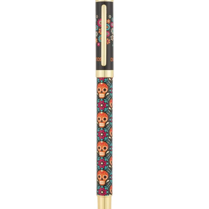 Stylo roller a cartouche Squelette - 3 decors assortis - Oberthur