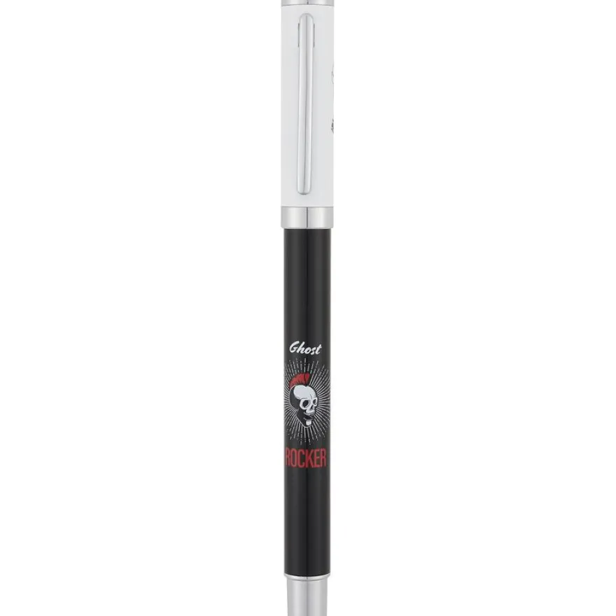 Stylo roller a cartouche Squelette - 3 decors assortis - Oberthur