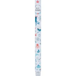 Stylo roller a cartouche Marin - 5 decors assortis- Oberthur
