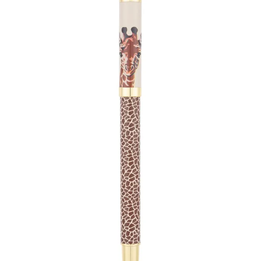 Stylo roller a cartouche Animaux - 5 decors assortis- Oberthur