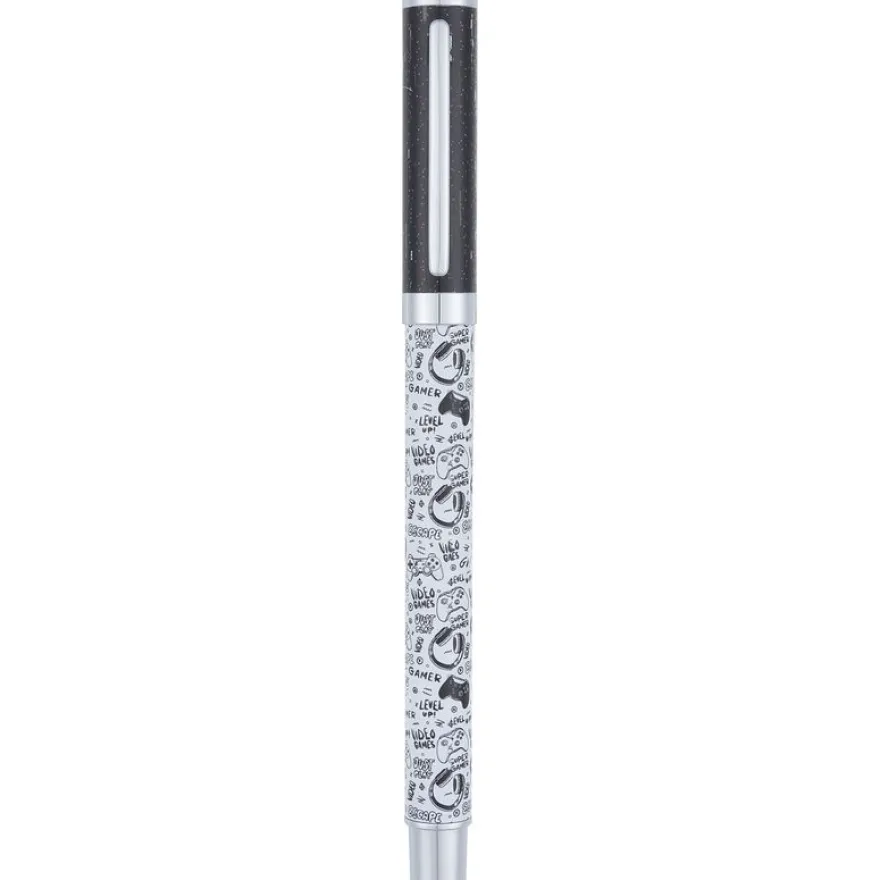 Stylo roller a cartouche Arcade - 5 decors assortis - Oberthur