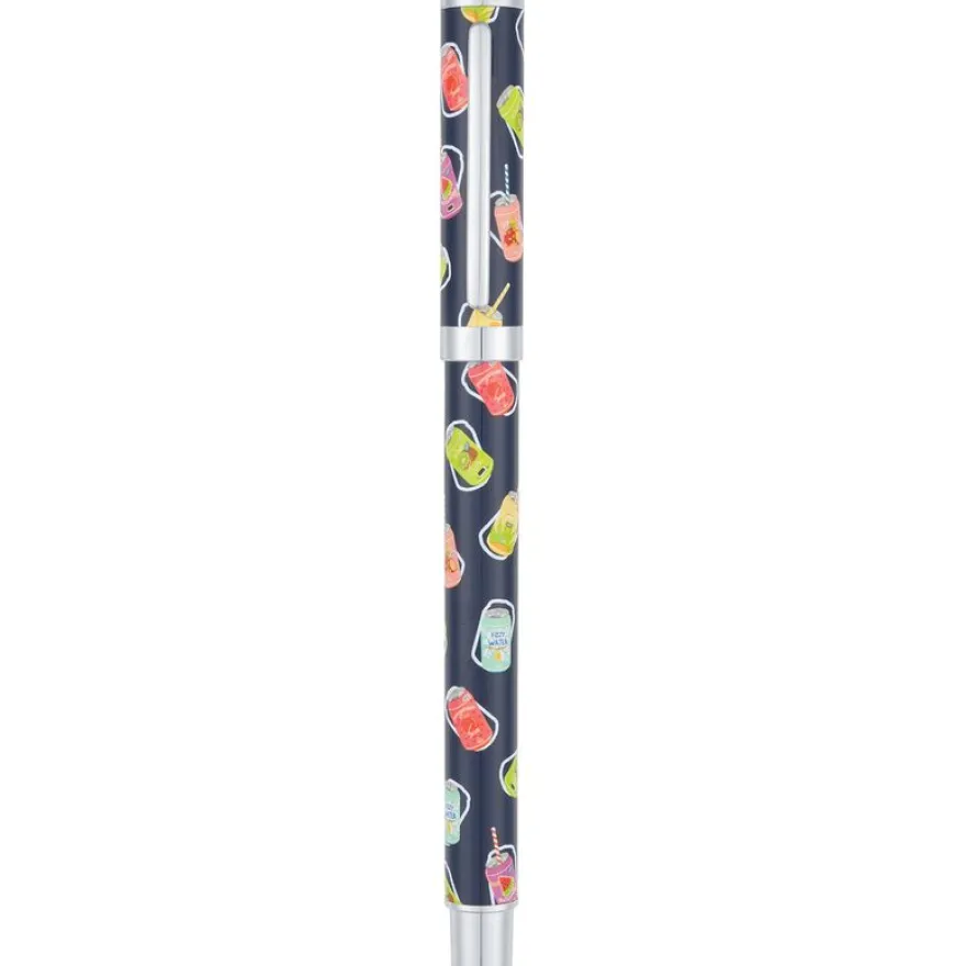 Stylo roller a cartouche Divertissement - 3 decors assortis - Oberthur