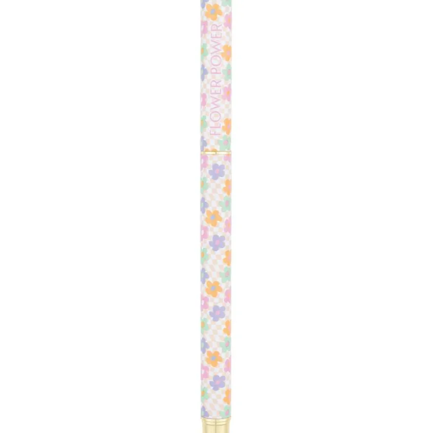 Stylo roller a cartouche Floraison - 5 decors assortis - Oberthur