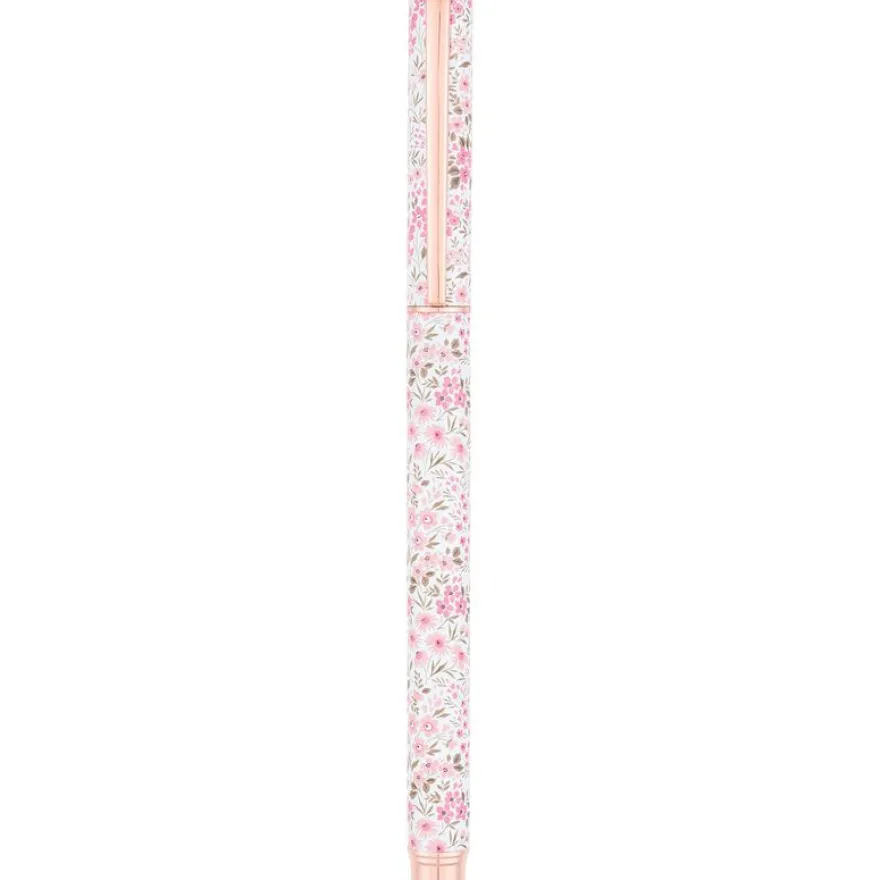 Stylo roller a cartouche Floraison - 5 decors assortis - Oberthur